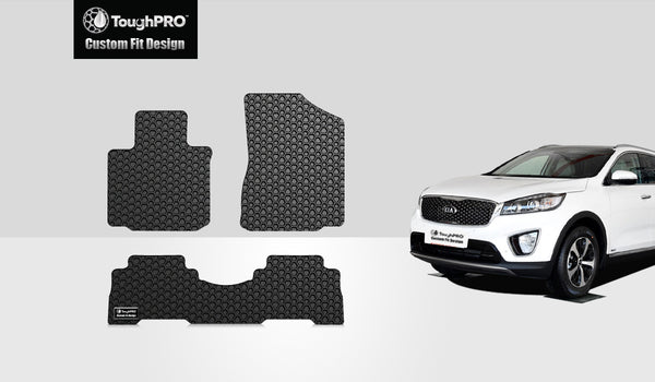 Custom Fit For Kia Sorento 2014 1st And 2nd Row Mat Set Toughpro 4316