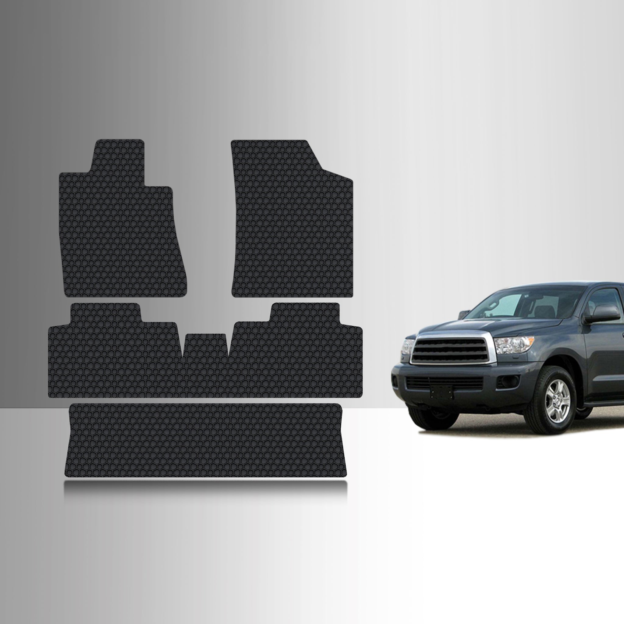 CUSTOM FIT FOR TOYOTA Sequoia 2006 Front Row  2nd Row  3rd Row