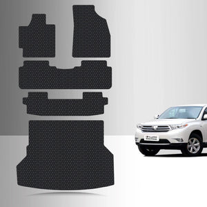 CUSTOM FIT FOR TOYOTA Highlander 2011 Full Set Floor Mats