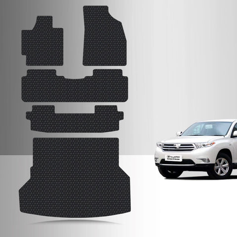 CUSTOM FIT FOR TOYOTA Highlander 2011 Full Set Floor Mats