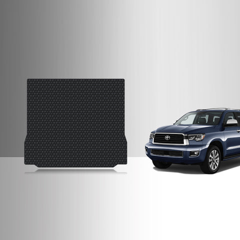 CUSTOM FIT FOR TOYOTA Sequoia 2022 Cargo Mat (3rd Row Fold Down)