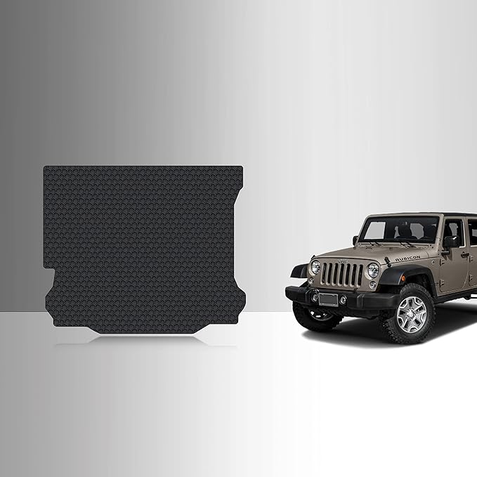 CUSTOM FIT FOR JEEP Wrangler Unlimited 2018 Cargo Mat 4 Door JK