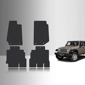 CUSTOM FIT FOR JEEP Wrangler Unlimited 2018 1st & 2nd Row 4 Door JK