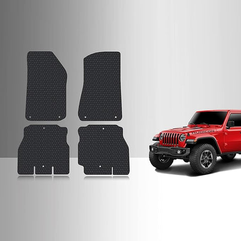 CUSTOM FIT FOR JEEP Wrangler Unlimited 2018 1st & 2nd Row 4 Door JL