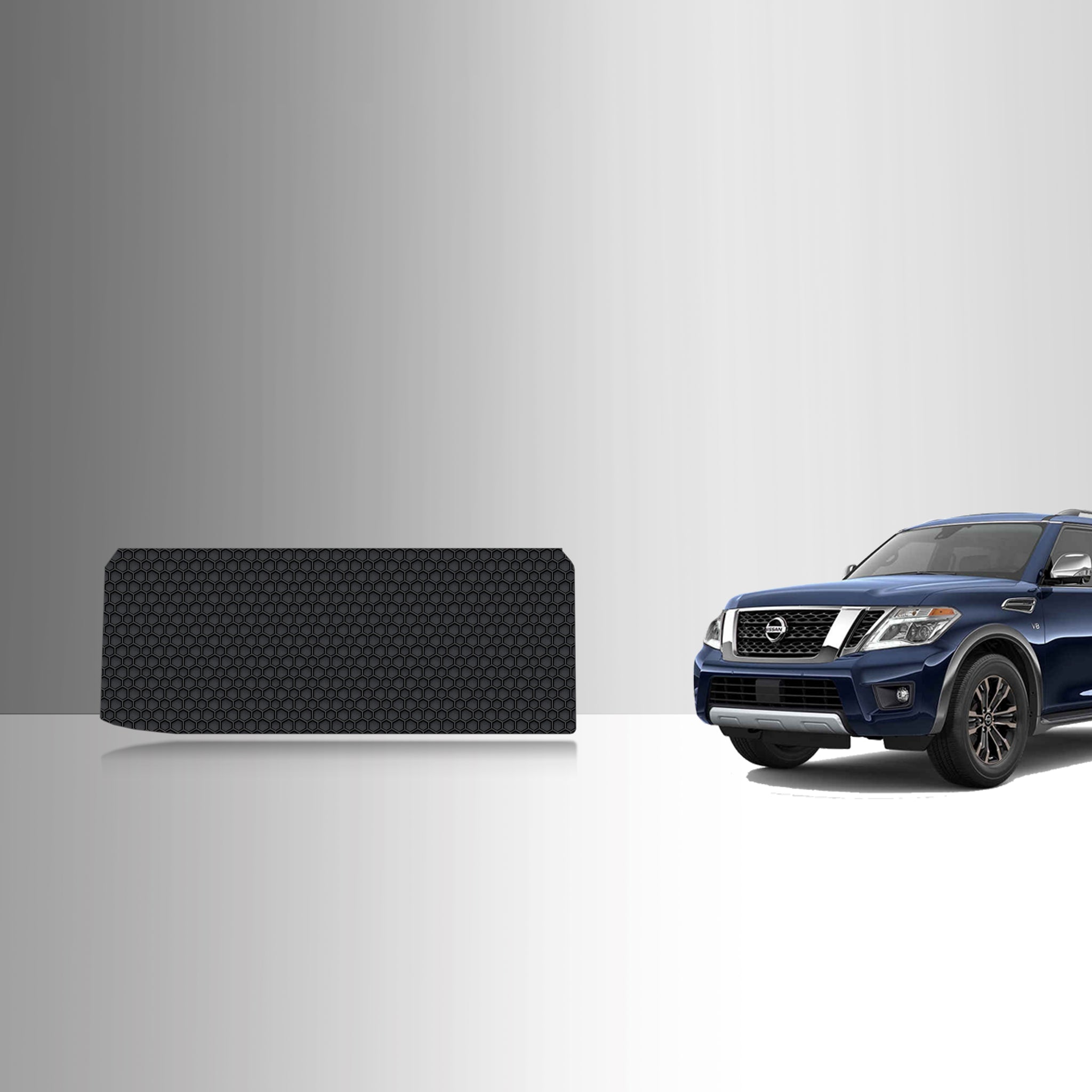 CUSTOM FIT FOR NISSAN Armada 2020 Cargo Mat 3rd row up