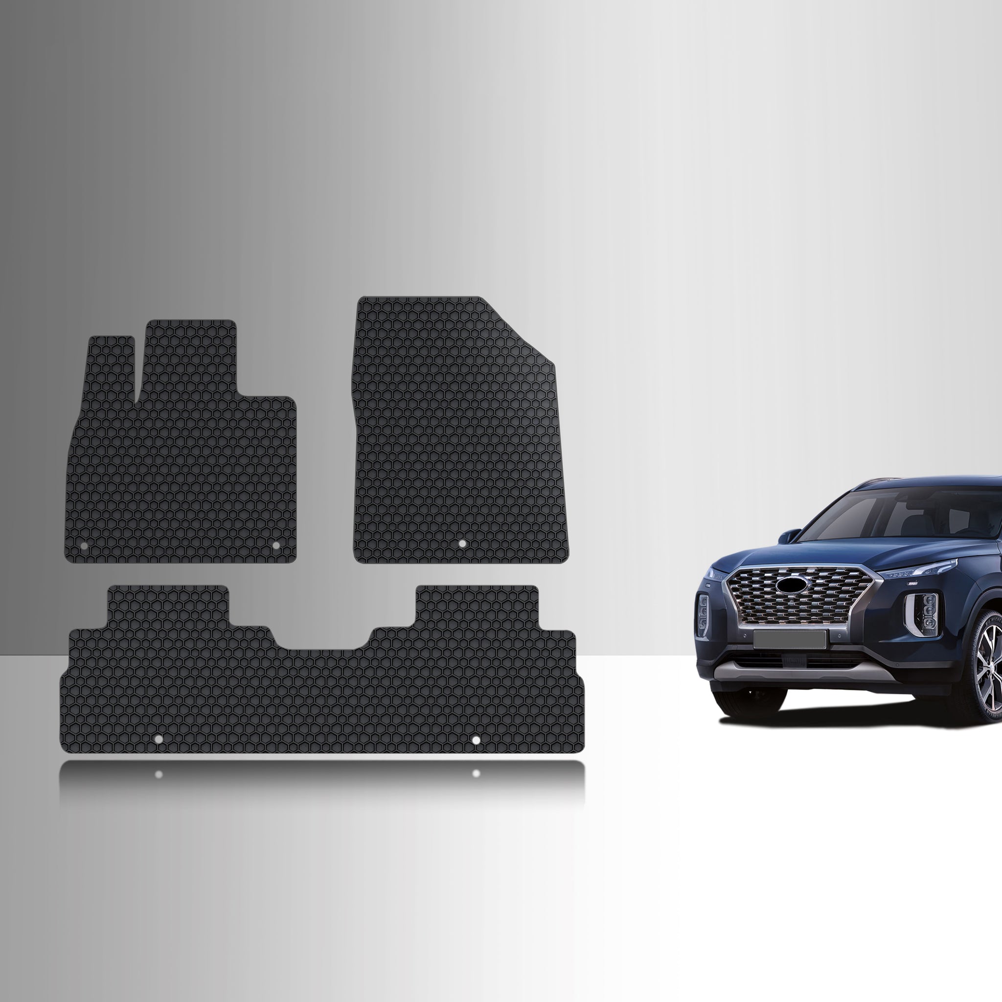 CUSTOM FIT FOR HYUNDAI Palisade 2021 Front Row 2nd Row
