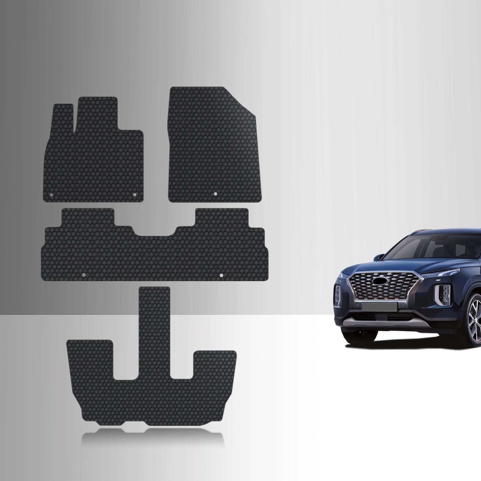 CUSTOM FIT FOR HYUNDAI Palisade 2025 Front Row 2nd Row 3rd Row