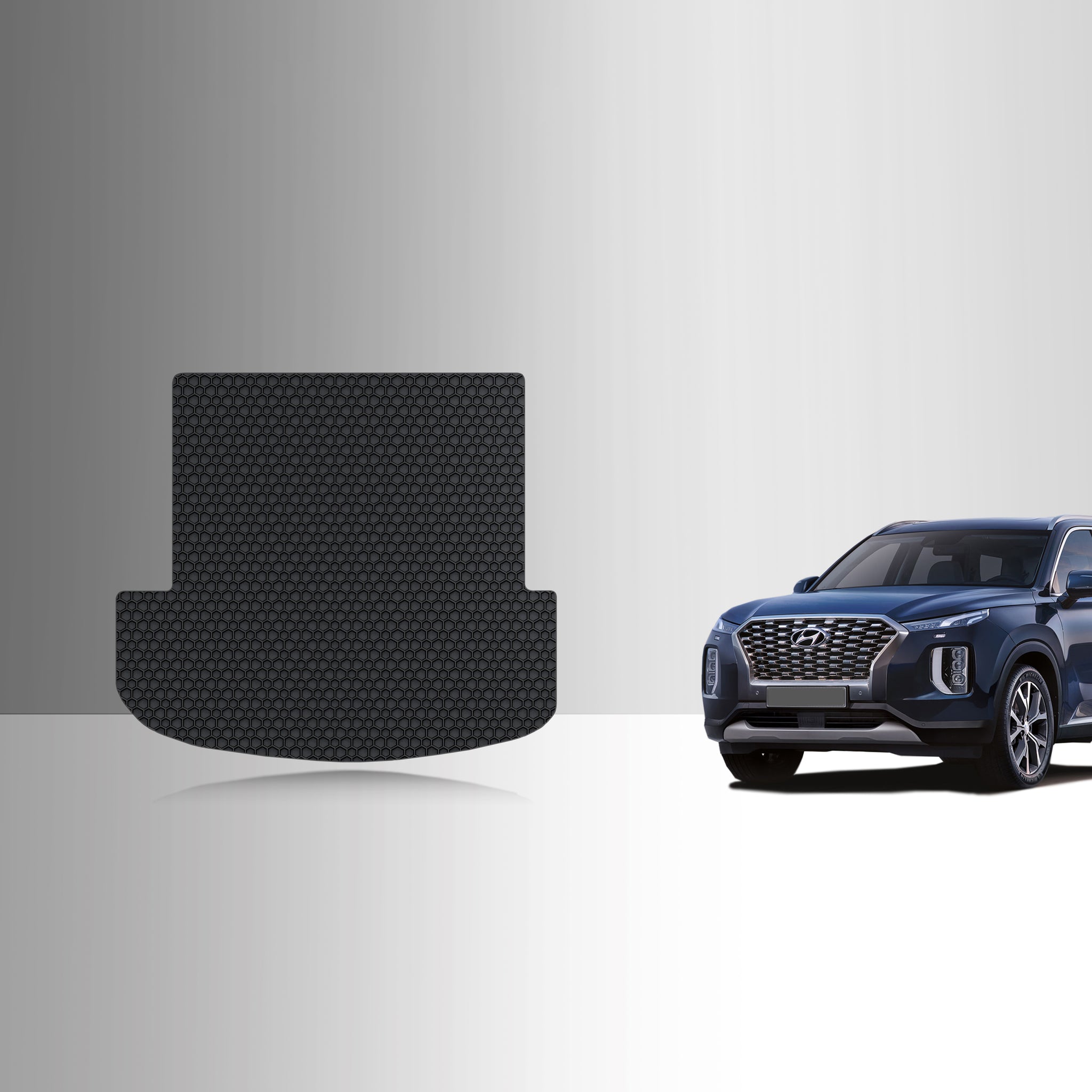 CUSTOM FIT FOR HYUNDAI Palisade 2025 Cargo Mat (3rd Row Fold Down)