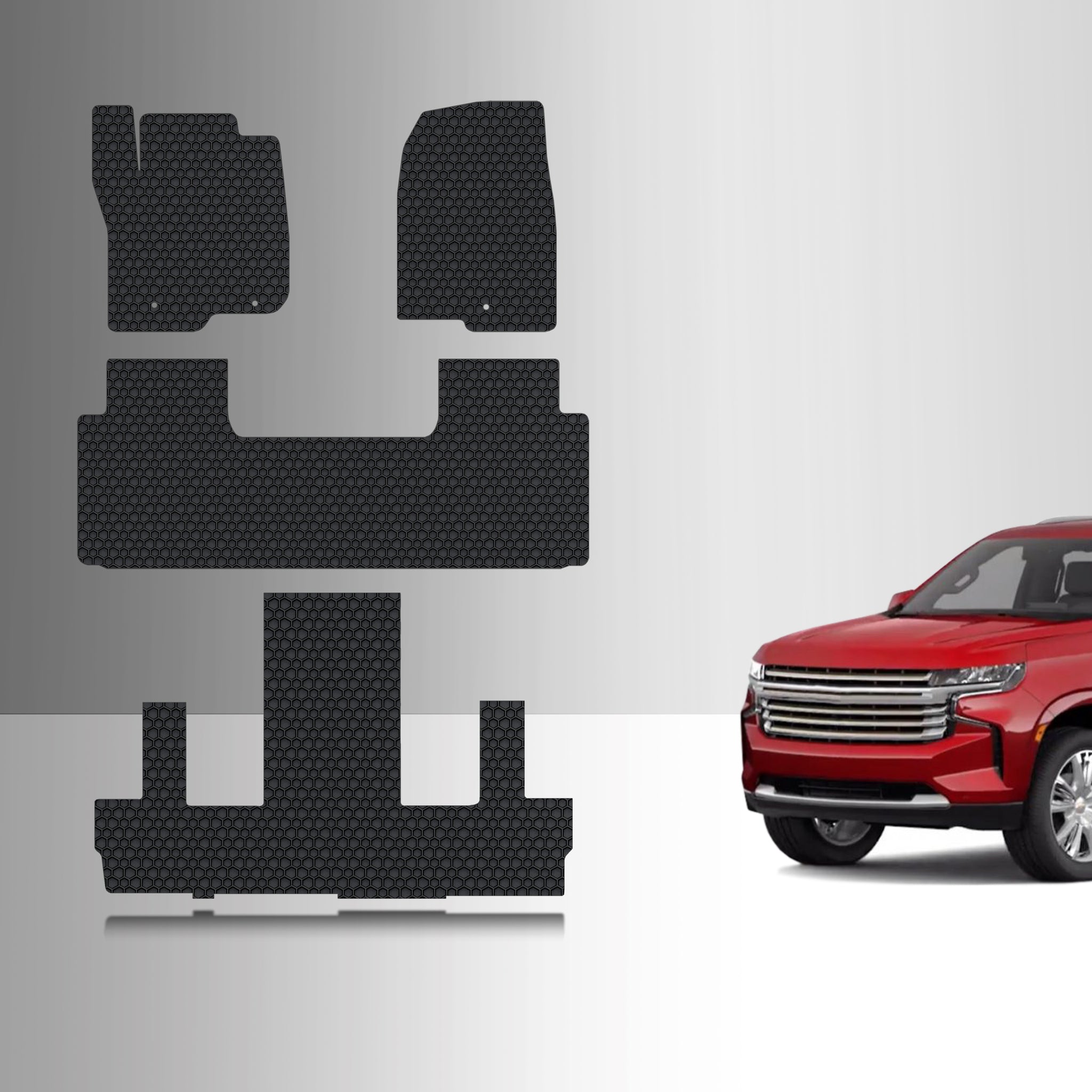 CUSTOM FIT FOR CADILLAC Escalade ESV 2022 Front Row 2nd Row 3rd Row 2nd Row BUCKET SEATING