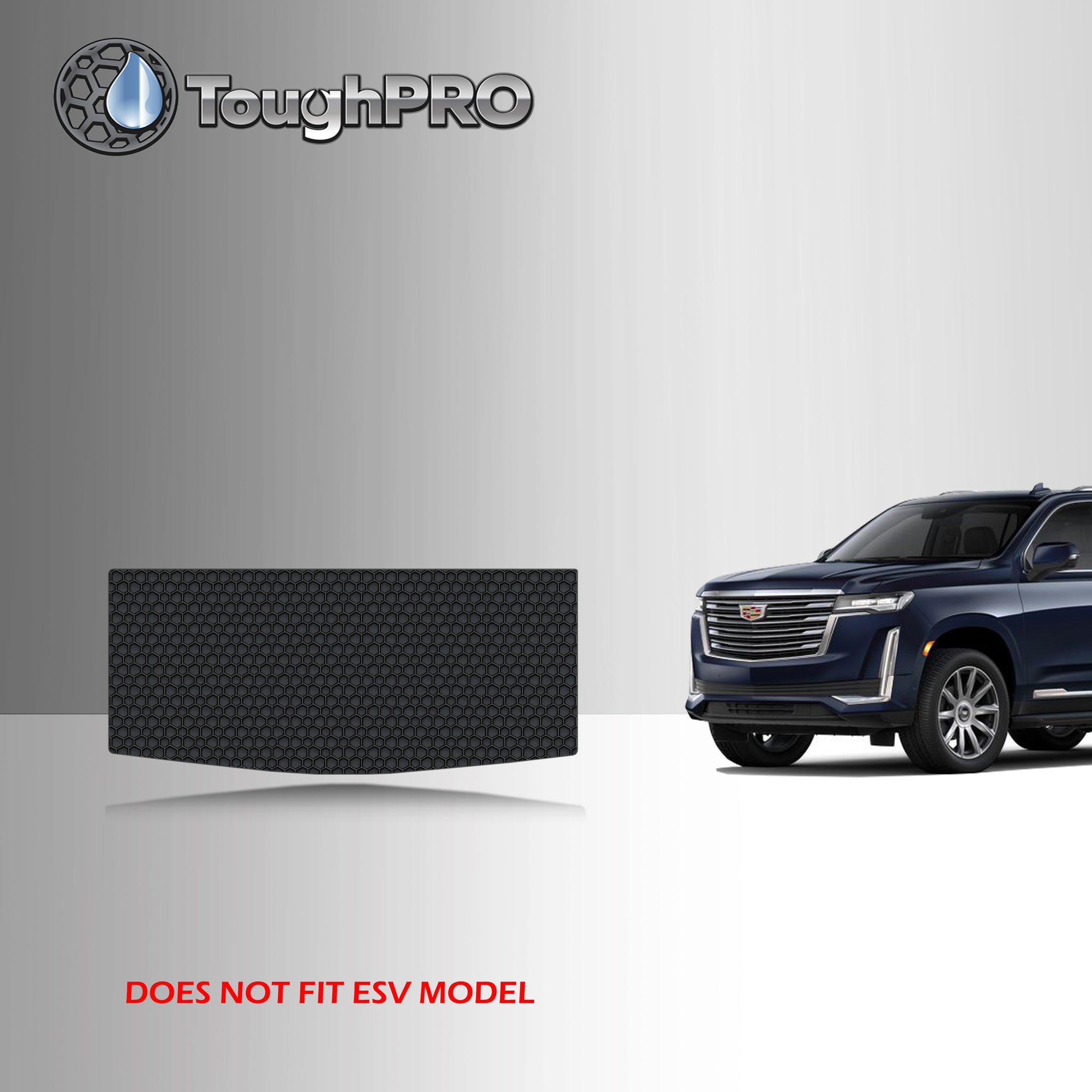 CUSTOM FIT FOR CADILLAC Escalade 2024 Cargo Mat (3rd Row Fold Up)