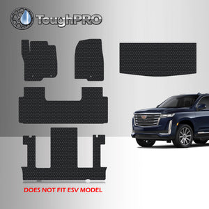 CUSTOM FIT FOR CADILLAC Escalade 2024 Front Row 2nd Row 3rd Row Trunk Mat (3rd Row Up) 2nd Row BUCKET SEATING