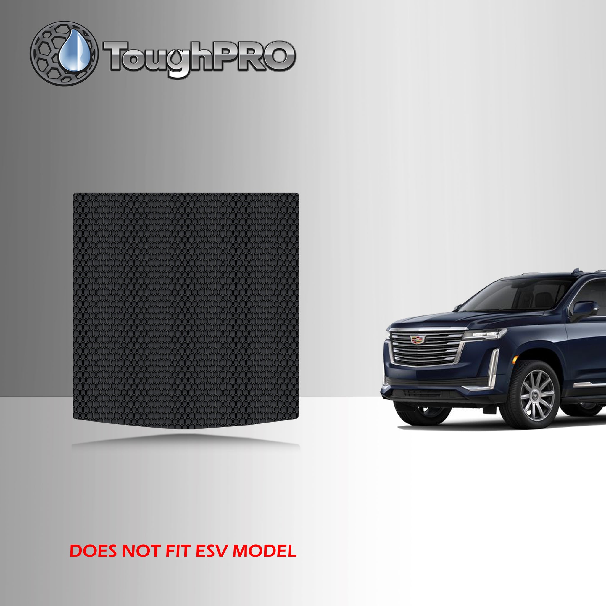 CUSTOM FIT FOR CADILLAC Escalade 2022 Cargo Mat (3rd Row Fold Down)