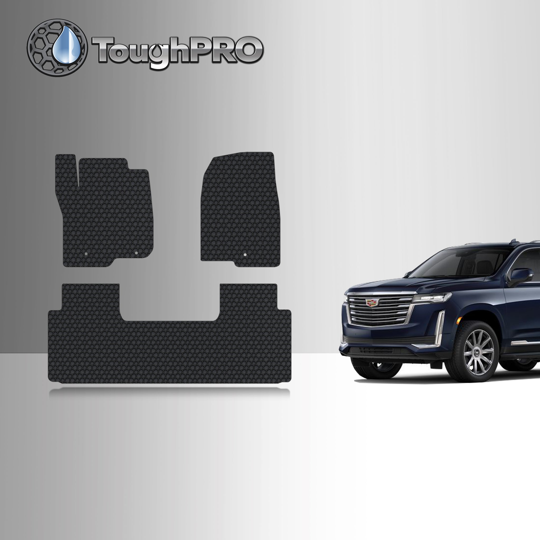 CUSTOM FIT FOR CADILLAC Escalade 2025 1st & 2nd Row Floor Mats