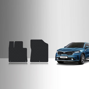 CUSTOM FIT FOR KIA Sorento Hybrid 2021 1st Row Mat Set