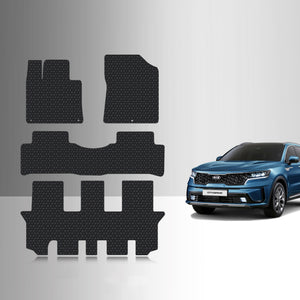 CUSTOM FIT FOR KIA Sorento 2023 1st & 2nd & 3rd Row Mat Set 2nd Row Bench
