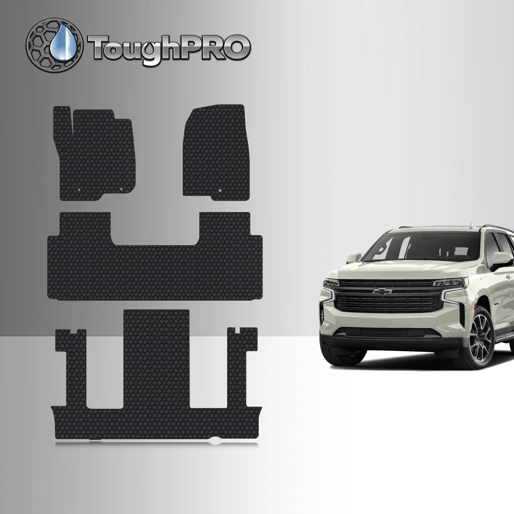 CUSTOM FIT FOR CHEVROLET Tahoe 2021 Front Row 2nd Row 3rd Row 2nd Row BUCKET SEATING
