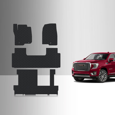 CUSTOM FIT FOR GMC Yukon XL 2021 Front Row 2nd Row 3rd Row 2nd Row BENCH SEATING