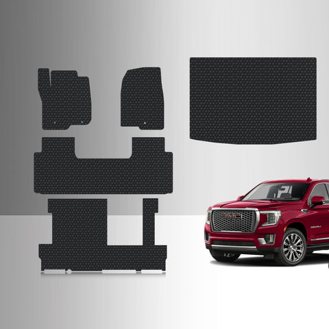 CUSTOM FIT FOR GMC Yukon XL 2021 Front Row 2nd Row 3rd Row + Cargo 2nd Row BENCH SEATING