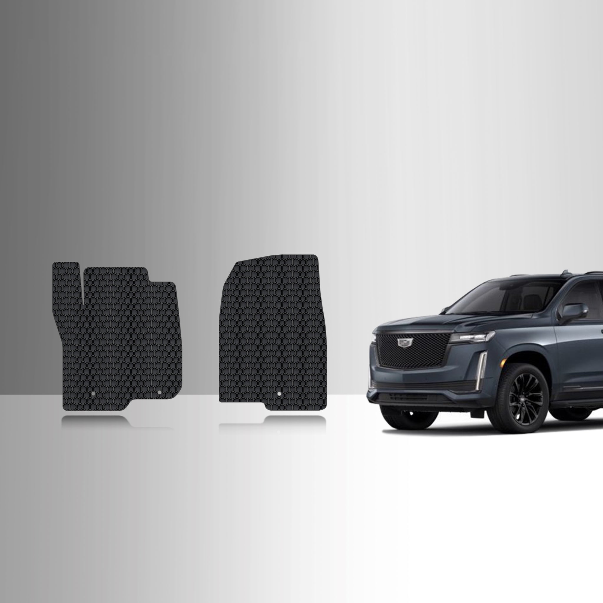 CUSTOM FIT FOR CADILLAC Escalade ESV 2025 Two Front Floor Mats