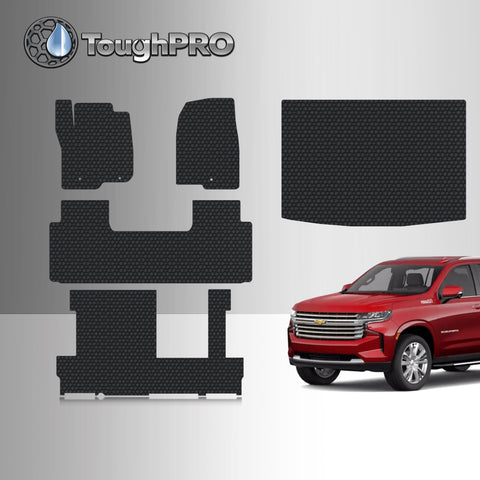 CUSTOM FIT FOR CHEVROLET Suburban 2022 Front Row 2nd Row 3rd Row + Cargo 2nd Row BENCH SEATING