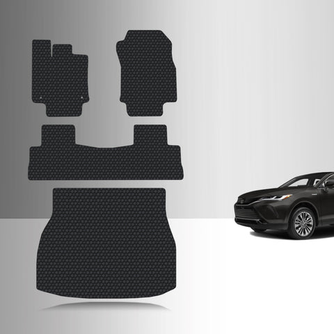CUSTOM FIT FOR TOYOTA Venza 2021 1st + 2nd Row + Cargo Full set