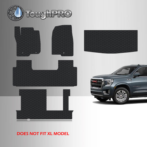CUSTOM FIT FOR GMC Yukon 2021 Front Row 2nd Row 3rd Row Trunk Mat (3rd Row Up) 2nd Row BENCH SEATING