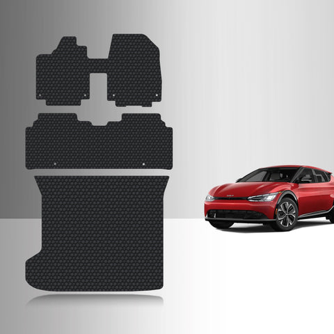 CUSTOM FIT FOR KIA EV6 2022 Full Set Floor + Cargo Mats