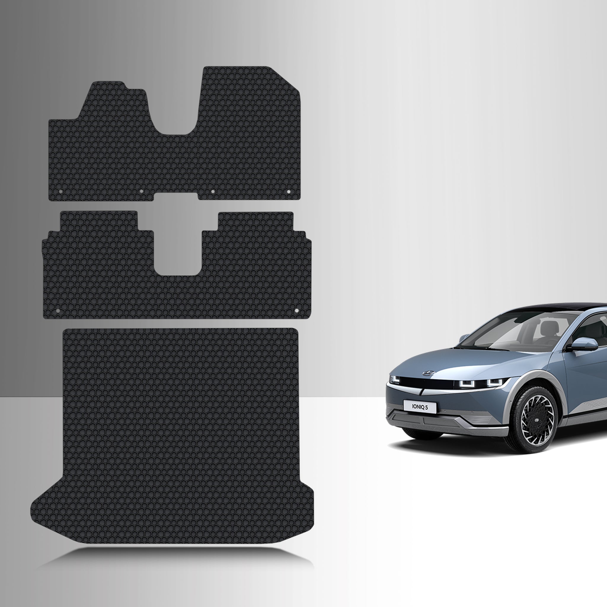 CUSTOM FIT FOR Hyundai Ioniq 5 Limited 2024 Full Set Floor + Cargo Mats