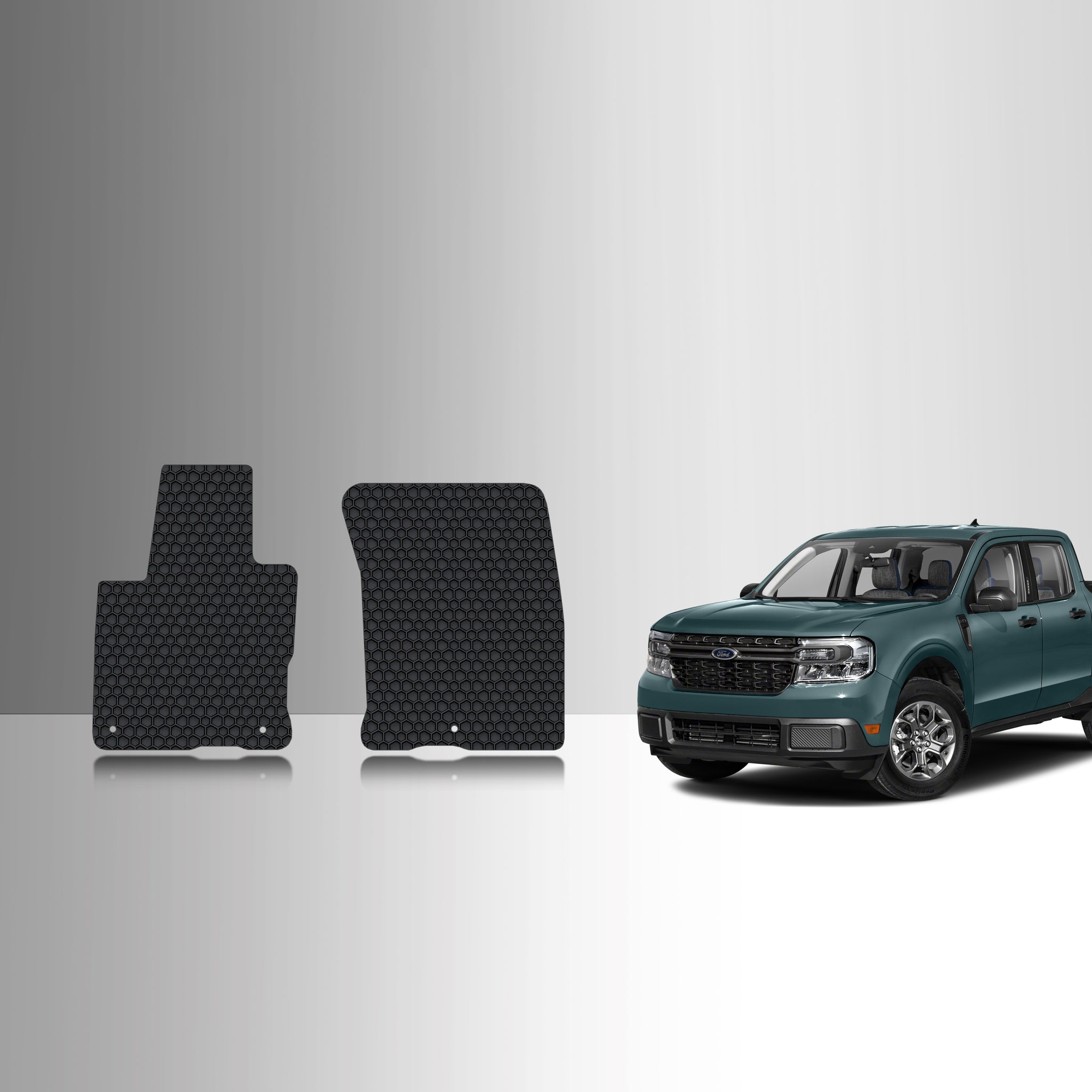 CUSTOM FIT FOR FORD Maverick Hybrid 2022 Two Front Mats