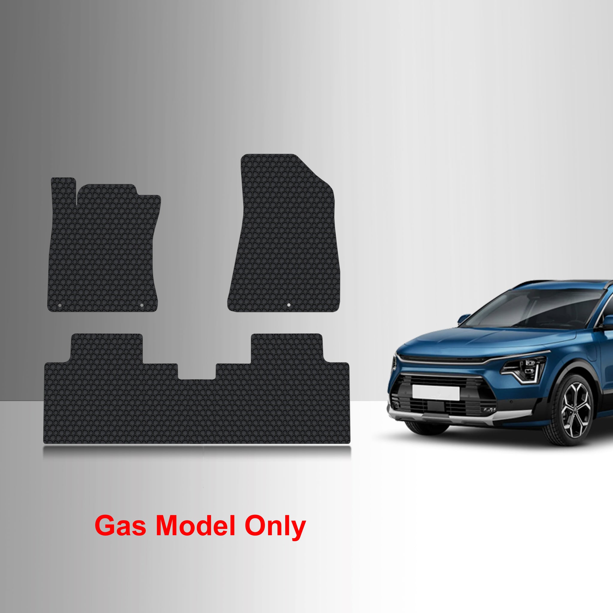 CUSTOM FIT FOR KIA Niro 2023 1st & 2nd Row Mat Set