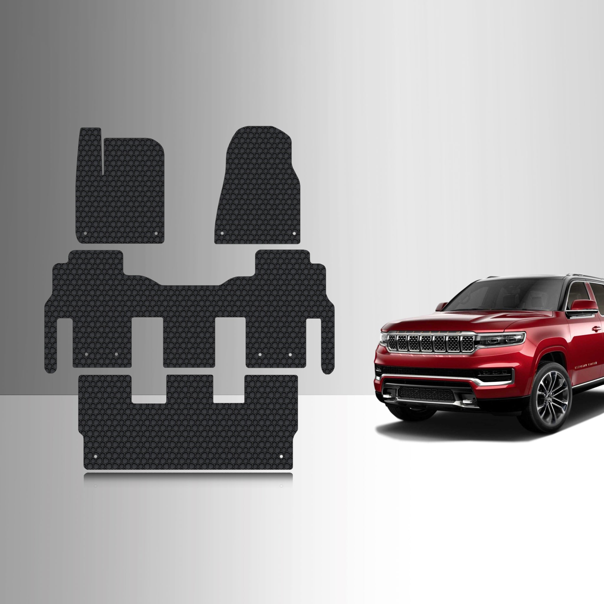 CUSTOM FIT FOR JEEP Wagoneer 8 Seater 2025 Front Row 2nd Row 3rd Row