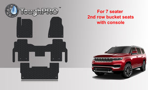 CUSTOM FIT FOR JEEP Wagoneer 7 Seater with 2nd row Console 2024 Front Row 2nd Row 3rd Row