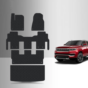 CUSTOM FIT FOR JEEP Grand Wagoneer 8 Seater 2024 Front Row 2nd Row 3rd Row Trunk Mat (3rd Row Up)