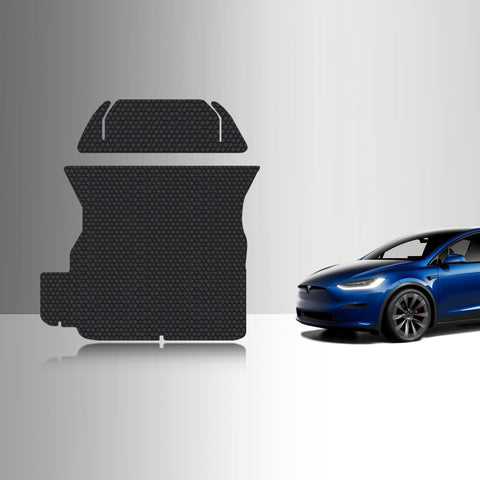 CUSTOM FIT FOR TESLA Model X 2022 Front Trunk Mat And Cargo Mat 5 Seater