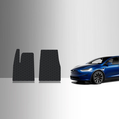 CUSTOM FIT FOR TESLA Model X Plaid 2025 Two Front Mats 6 Seater