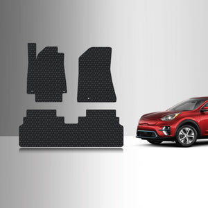 CUSTOM FIT FOR KIA Niro EV 2023 1st & 2nd Row Mat Set