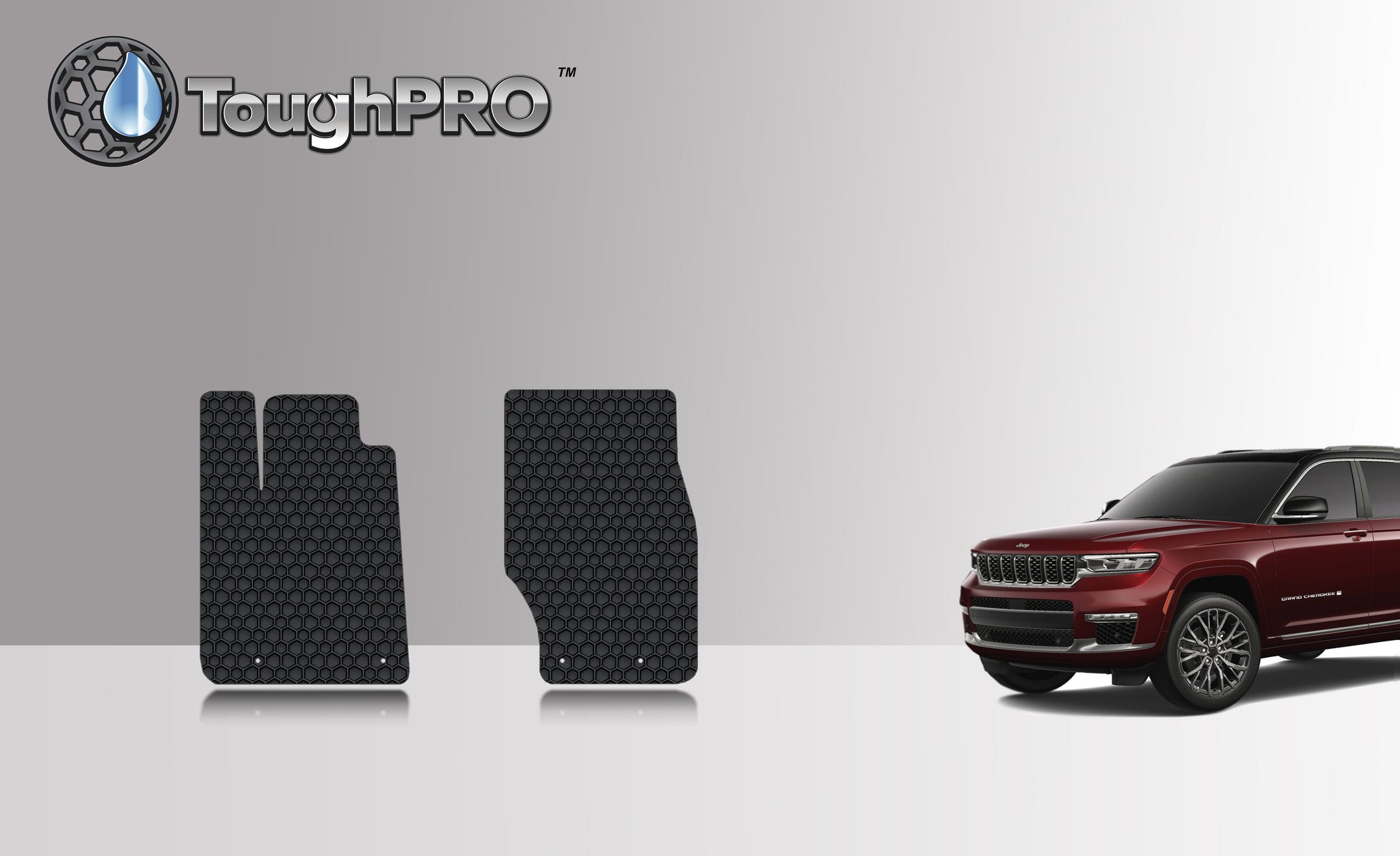 Custom Fit For Jeep Grand Cherokee L 2024 Two Front Mats Toughpro 3954