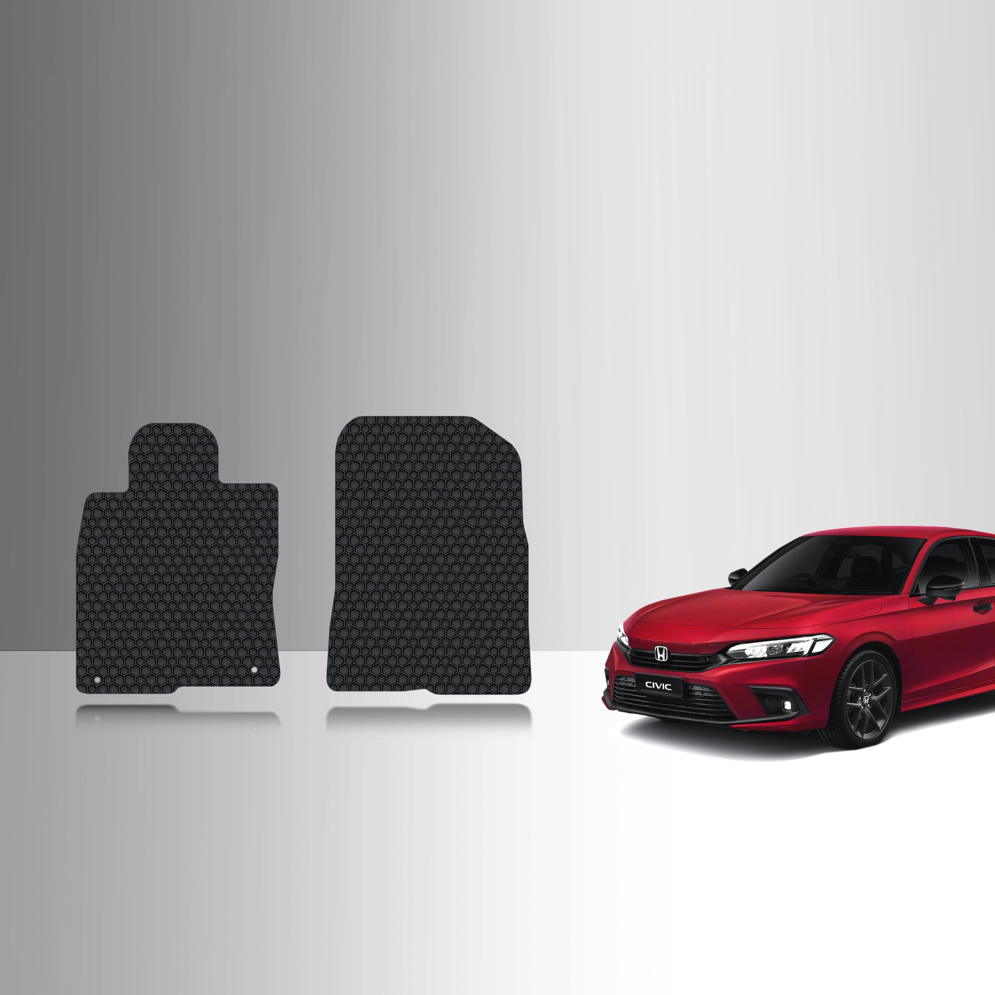 CUSTOM FIT FOR HONDA Civic 2023 Two Front Mats Sedan Model