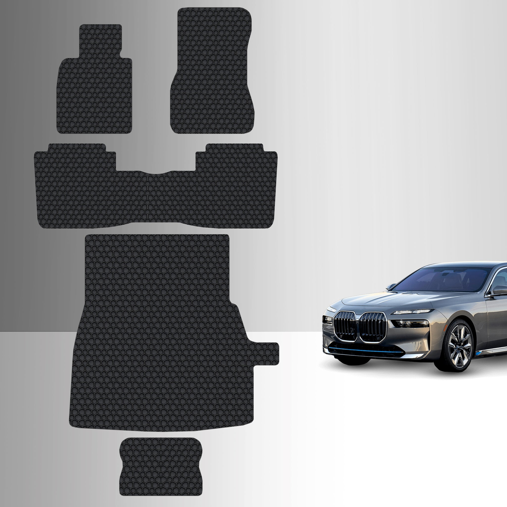 CUSTOM FIT FOR BMW i7 No Optional Rear Executive Lounge Seats 2024 Full Set