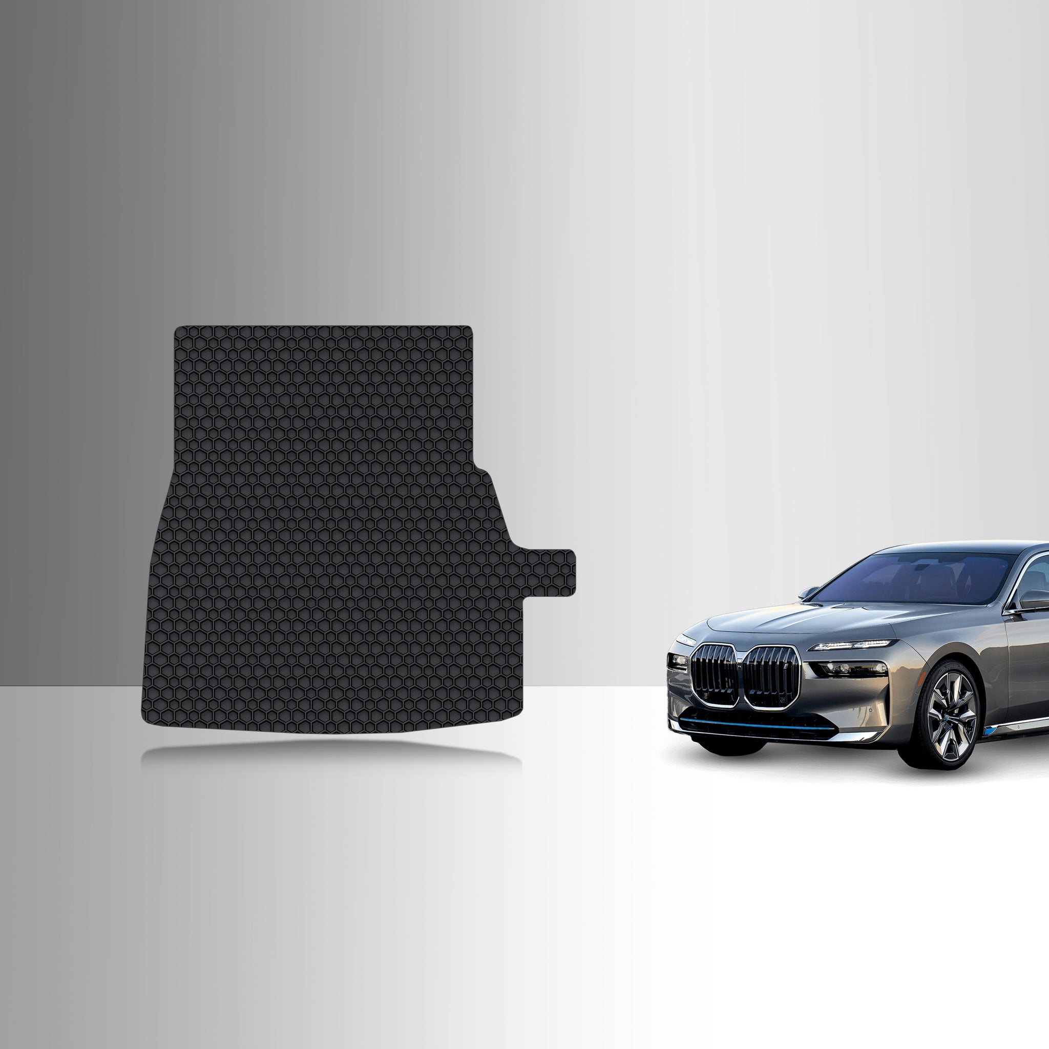CUSTOM FIT FOR BMW i7 2023 No Optional Rear Executive Lounge Seats Trunk Mat