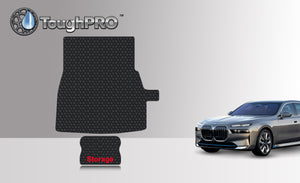 CUSTOM FIT FOR BMW i7 2024 No Optional Rear Executive Lounge Seats Trunk and Storage Mat