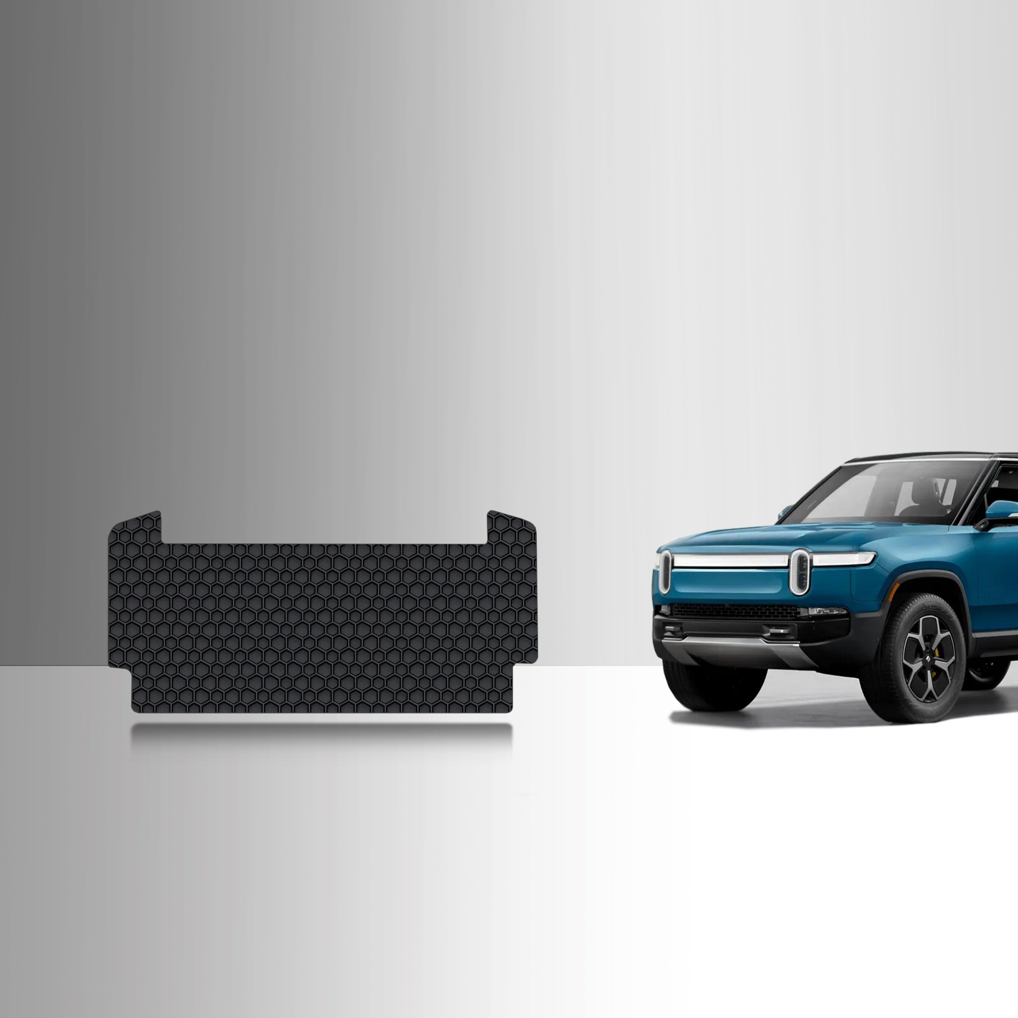 CUSTOM FIT FOR RIVIAN R1S 2024 Cargo Mat (3rd Row Fold Up)