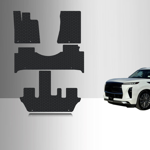 CUSTOM FIT FOR INFINITI QX80 2026 2nd Row Half Console 1st Row 2nd Row 3rd Row
