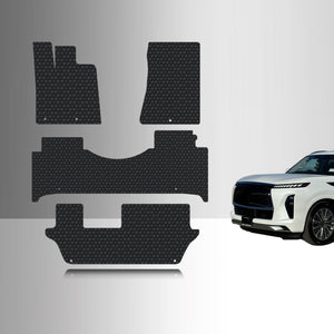 CUSTOM FIT FOR INFINITI QX80 2025 2nd Row Bench 1st Row 2nd Row 3rd Row