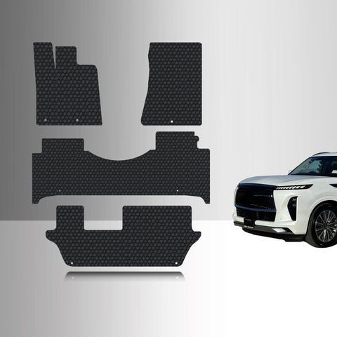 CUSTOM FIT FOR INFINITI QX80 2025 2nd Row Bench 1st Row 2nd Row 3rd Row