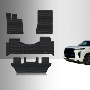 CUSTOM FIT FOR INFINITI QX80 2026 2nd Row Full Console 1st Row 2nd Row 3rd Row
