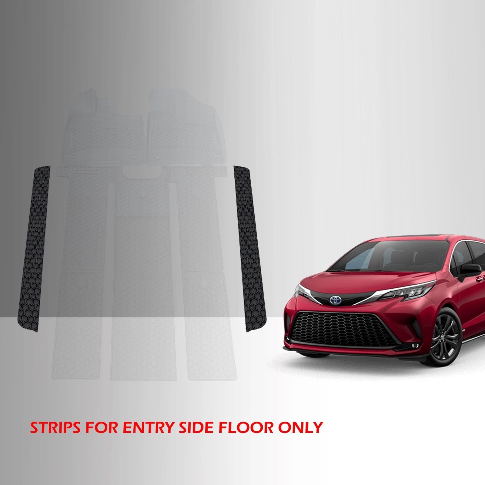 CUSTOM FIT FOR TOYOTA Sienna 2021 Side Floor Mats Only