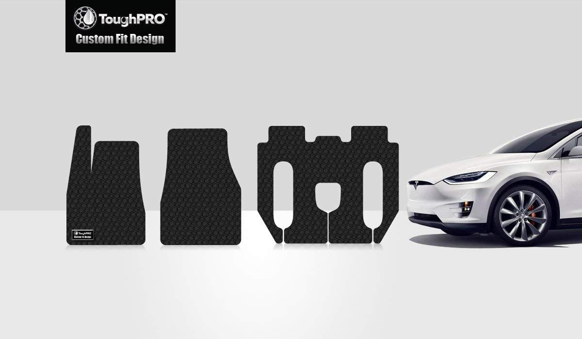 CUSTOM FIT FOR TESLA Model X 2017 1st & 2nd Row 6 Seater, With Middle Console