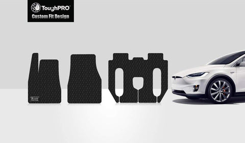 CUSTOM FIT FOR TESLA Model X 2018 1st & 2nd Row 6 Seater, With Middle Console