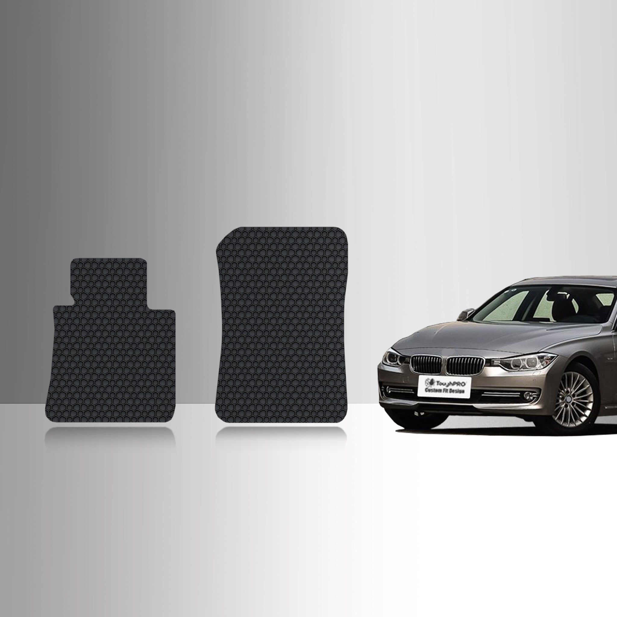 CUSTOM FIT FOR BMW 328i 2011 Two Front Mats Rear Wheel Drive & Sedan Model